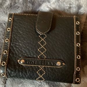 Authentic Coke Haan Brown Leather Wallet